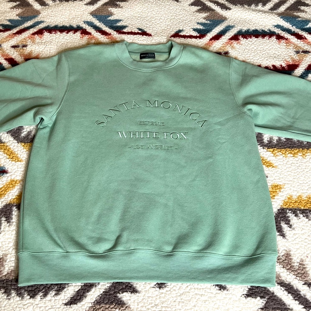 White Fox Sweatshirt 🤍✨